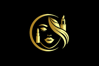 design luxury style cosmetics logo