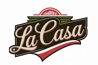 design awesome wordmark italian pasta logo