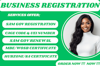 register sam gov get uel, cage code do hubzone, mbe, wosb, sdvosb certificate