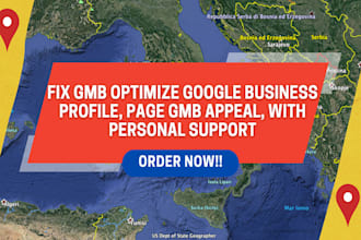 fix gmb optimize google business profile, page gmb appeal, with personal support