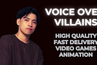 voice your villain and monsters