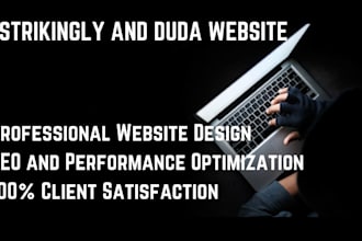 professionally design redesign strikingly, duda website