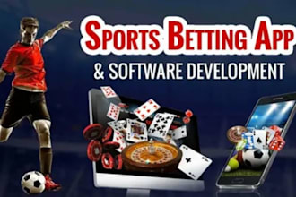 develop sportsbet app, bet website, ui ux , gamble site, poker app