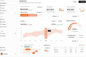 do web app, sd, lms, pos, crm, mlm, erp, hr, saas, data bases management