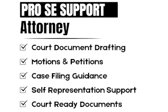 be your online lawyer, legal adviser,reviewer and case documents writer
