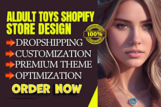 design high profitable adult shopify store