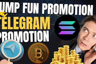 telegram promotion get 90m memecoin degen investors pump fun x twitter promotion