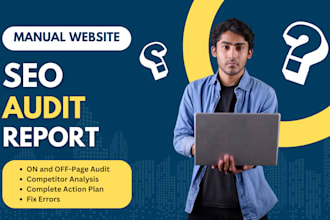 provide website SEO audit report and fix website errors
