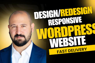 design, redesign wordpress website with divi, elementor, woocommerce and SEO