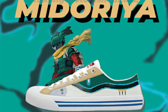 design custom anime sneakers