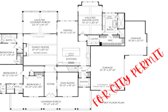 draw architectural plans and engineering drawings in autocad 2d for permit
