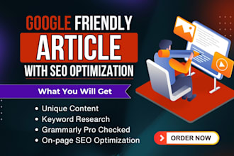 do SEO article writing, blog post writing, website content writing, copywriting