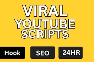 write viral youtube video scripts