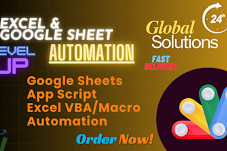 do google apps script automation vba, macro and custom formula