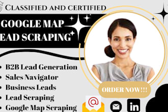 do targeted b2b lead scraping email list building with sales navigator