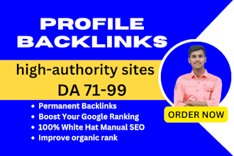 create high quality profile links or forum backlinks to increase domain rankings
