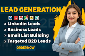 do b2b lead generation, linkedin leads, business leads, and prospect email list