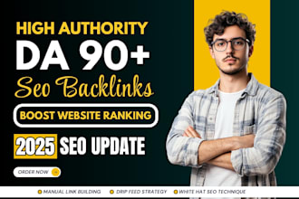 provide high authority SEO backlink link building via white hat off page service