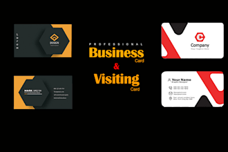 design business card, letterhead, and stationary items