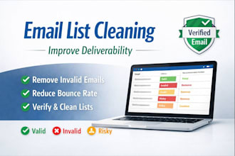 clean and verify your email list for better deliverability