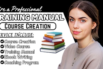 training manual instructional employee handbook video course user manual