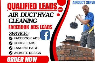 generate air duct cleaning leads air duct website cleaning website hvac website
