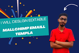 design editable email template