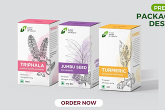 create unique modern cosmetic packaging design label, amazon packaging design