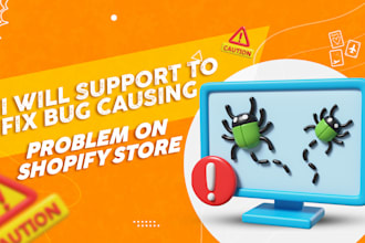 do shopify theme customization, shopify development and shopify bug fixes
