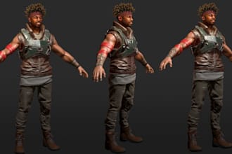 create and fix metahuman character,game asset,nsfw model,daz3d,ue5 rig,animation