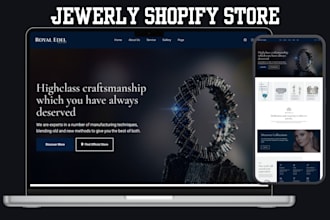 build dynamic jewelry website jewelry shopify store jewelry store fashion store
