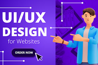 design a creative UX UI for your website