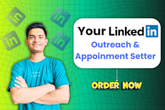 do linkedin outreach and appointment setting
