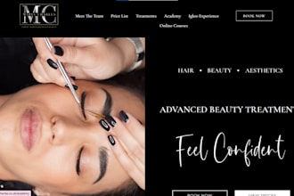 build sleek skin care website skin care shopify store beauty cosmetic store
