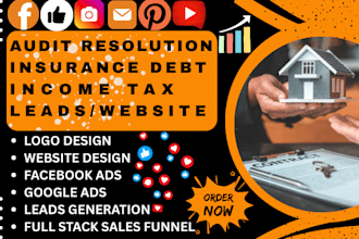 generate tax debt tax audit tax resolutions insurance debt income tax website