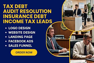generate tax debt tax audit tax resolutions insurance debt income tax leads