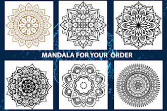 develop a mandala coloring book to sell