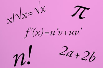 ich erstelle dir musterloesungen in mathe