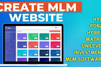 develop MLM website with crypto investment deposit function