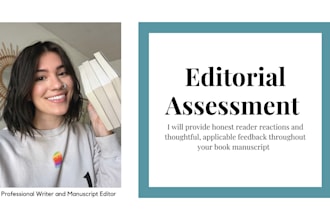 provide an editorial assessment on your fiction manuscript