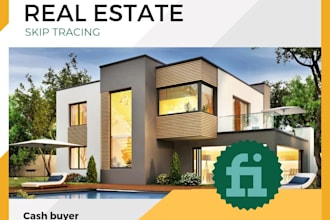 give you motivated seller cash buyers leads with skip tracing