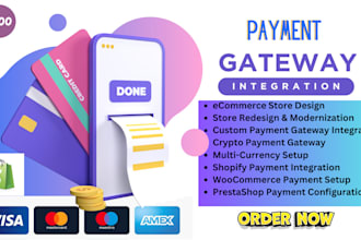 shopify expert payment integration stripe payment, sepa, paystack, prestashop
