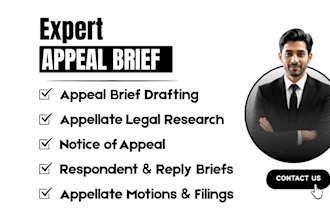 draft your court ready appeal with strong arguments and case laws