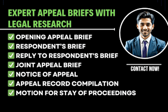 expertly draft your compelling appeal brief with strong arguments