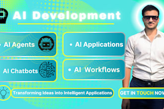 develop ai agents ai chatbots ai app custom ai ml solutions and automations