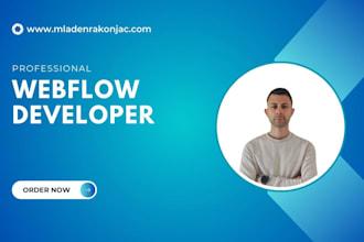 make webflow website, blog, landing page, business website