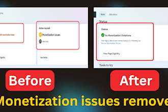 solve facebook page monetization issues in 20 minutes