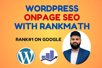 do wordpress onpage seo with rankmath for ranking