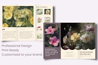 create an attractive brochure, flyer or leaflet