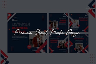 design engaging facebook and instagram ads, social media posts and creative ad